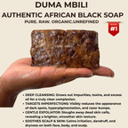 Authentic African Black Soap | Organic Skincare for Clear & Glowing Skin